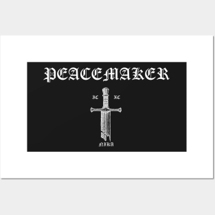 Peacemaker Broken Sword Gothic ICXC NIKA Posters and Art